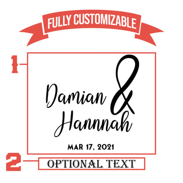 Anniversary Etched Custom Pint Glass